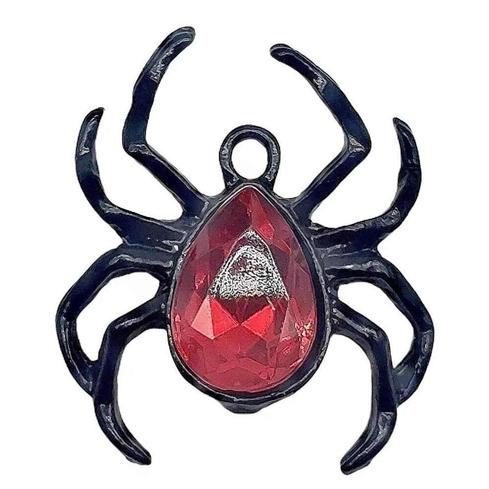 2853 10pc Halloween Spider Charm Alloy Spider Charm for Halloween Party DIY